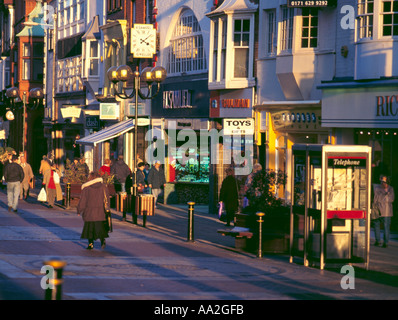 Cité commerçante piétonne ; Westborough quartier piétonnier, Scarborough, North Yorkshire, Angleterre, Royaume-Uni. Banque D'Images