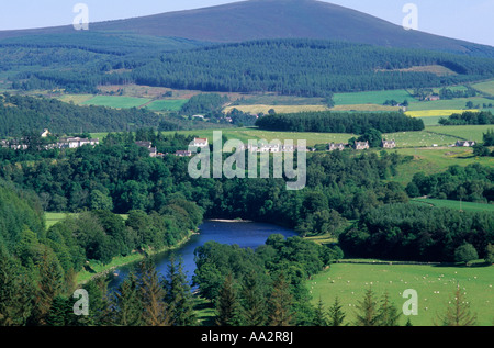 Rivière Spey, Carron, Aberlour, région de Grampian, Strathspey, Speyside, Ecosse, UK, paysage, Voyage, tourisme rivières écossais Banque D'Images