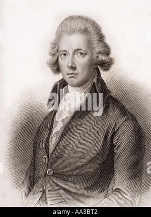 William Pitt le plus jeune, 1759 - 1806. Homme d'État et premier ministre britannique Tory. Banque D'Images