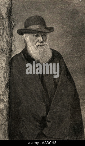 Charles Darwin, 1809 - 1882. Naturaliste, géologue et biologiste anglais. Banque D'Images