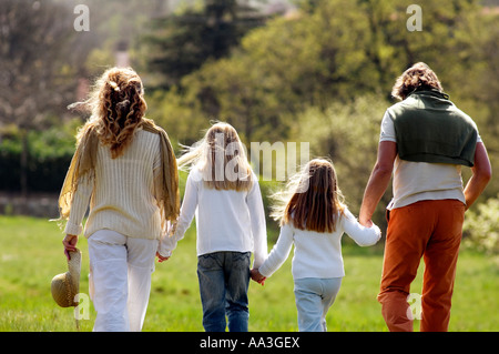 famille, otdoor Banque D'Images