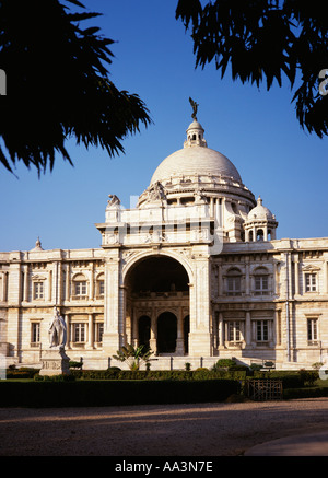 Inde Calcutta le Maidan Victoria Memorial Banque D'Images