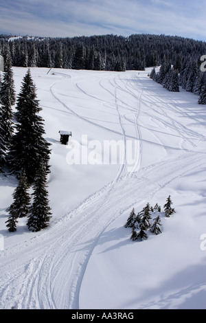 Vide de ski, Kopaonik, Serbie Banque D'Images