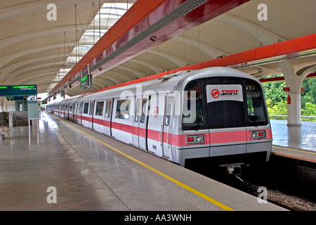 Métro Mass Rapid Transit, Singapour Banque D'Images