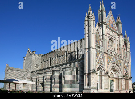 Cathédrale Orvietto Banque D'Images