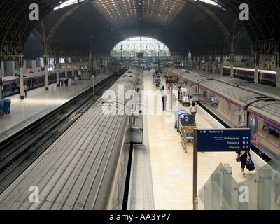 La gare de Paddington Londres - 1 Banque D'Images