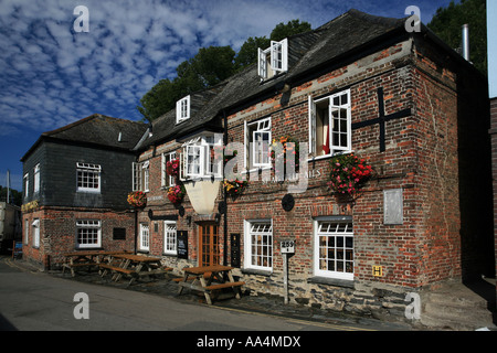 Les charpentiers de calibre à Padstow Cornwall England UK Banque D'Images