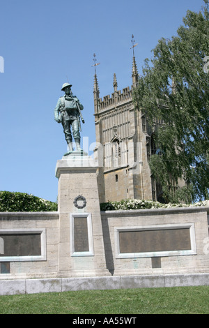 Abbey Park War Memorial à Evesham Worcestershire UK Banque D'Images