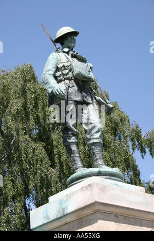 Abbey Park War Memorial à Evesham Worcestershire UK Banque D'Images