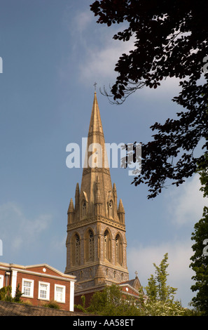 Dinham mont clocher Devon UK Banque D'Images