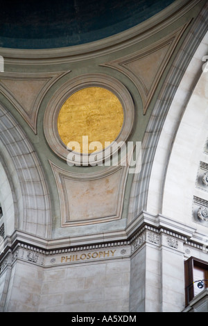 Intérieur de faible Memorial Library à l'université de Columbia Banque D'Images