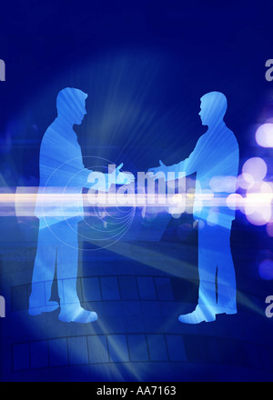 poignée de main Banque D'Images