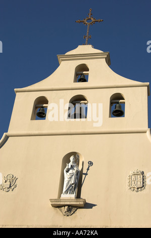 Basilique Cathédrale de Saint Augustin sur la Plaza de la Constitution, Saint Augustine, Floride, USA Banque D'Images