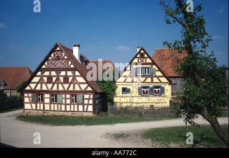 Allemagne Bavière Bad Windsheim museum village agriculture Banque D'Images