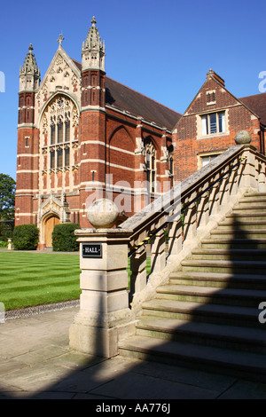 La vieille cour, Selwyn College, Cambridge, Angleterre. Banque D'Images