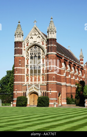 La Chapelle de Selwyn College de Cambridge en Angleterre. Banque D'Images