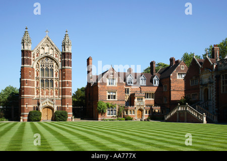 Selwyn College de Cambridge, en Angleterre. Banque D'Images