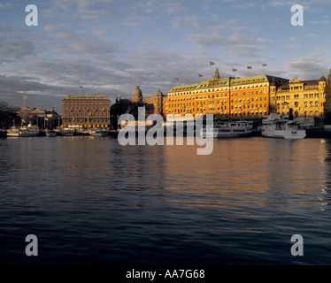 Grand Hotel Stockholm Suède Banque D'Images