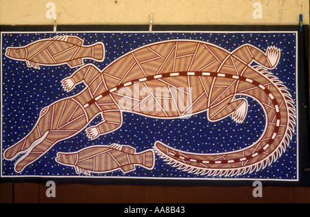Australian Aboriginal art X ray peinture Banque D'Images