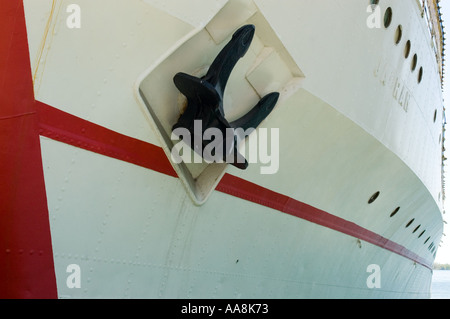 Arc de grand bateau dans le port à Toronto Ontario Canada Banque D'Images