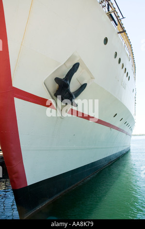 Arc de grand bateau dans le port à Toronto Ontario Canada Banque D'Images