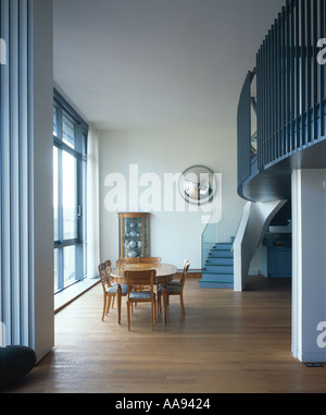 Coin salon, Galerie Lofts. Architecte : Guy Stansfield Banque D'Images