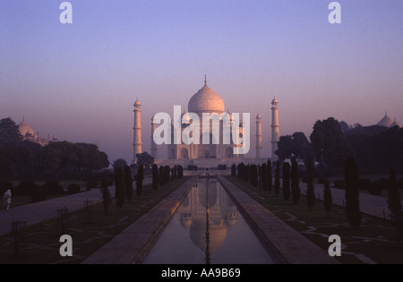 L'Inde le Taj Mahal à Agra Banque D'Images