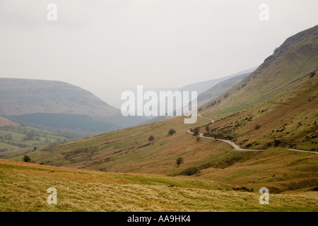 Llanthony valley sur la ligne d'Offas Dyke Wales UK Banque D'Images