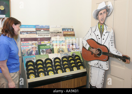 Alabama Georgiana, Hank Williams Senior Boyhood Home and Museum, histoire, country chanteur de musique, auteur-compositeur, légende, visiteur, les visiteurs Voyage tour t Banque D'Images