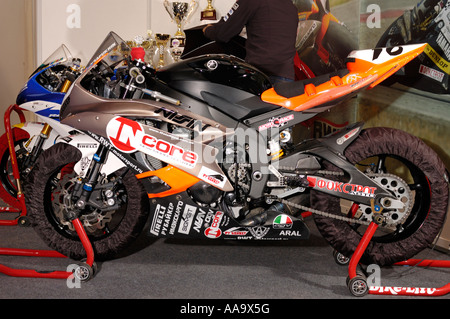 Moto sport team Yamaha motos Banque D'Images