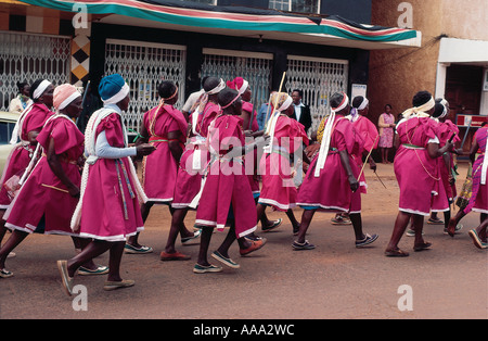 Défilé de Kikuyu Jamhuri sur journée pour célébrer l'indépendance de la province centrale de Kiambu au Kenya Banque D'Images