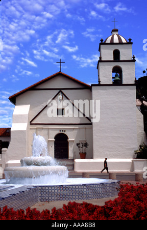 Mission San Buenaventura de Ventura en Californie Banque D'Images