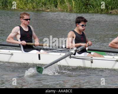 8 semaine sur la rivière Isis à Oxford 2003 Banque D'Images