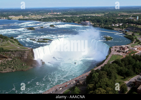 Chutes Niagara à Niagara Falls, Ontario Canada et le United States Banque D'Images