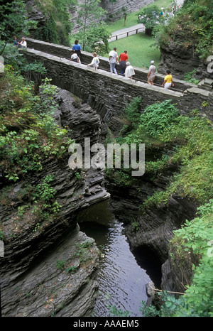 Watkins Glen State Park New York NY Banque D'Images