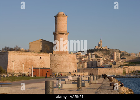 France Dpt Bouches du Rhône 13 Marseille Saint Jean Tour Fanal Forteresse Banque D'Images