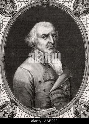 Le duc de Brunswick, Luneberg Karl Wilhelm Ferdinand, 1735 - 1806. Général de l'armée allemande. Banque D'Images