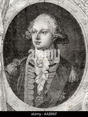 Prince Frederick Augustus, duc d'York et Albany, 1763 - 1827. Banque D'Images