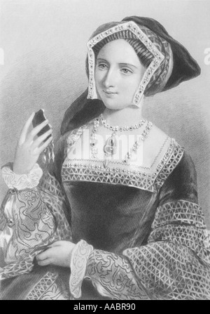 Jane Seymour, 1509 - 1537. Reine d'Angleterre comme la troisième épouse d'Henry VIII. Banque D'Images