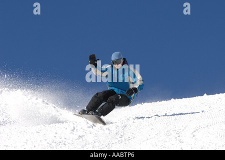 snowboarder Banque D'Images