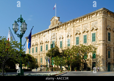 L'Auberge de Castille Valletta Malte Banque D'Images