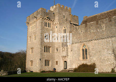 Vale of Glamorgan st donats château South Wales uk go Banque D'Images