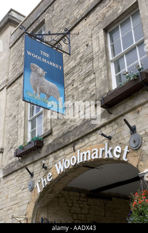 L'ancienne woolmarket Cirencester Cotswolds UK Banque D'Images