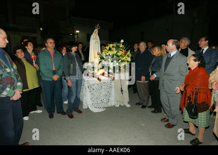 Fête de la Madonna Trinita Sala Consillina Italie - célébration religieuse catholique Banque D'Images