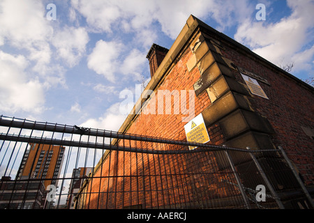 Ancienne station de police et d'incendie, Goulden Street, Manchester, UK, 4Rs Salford-manchester Banque D'Images