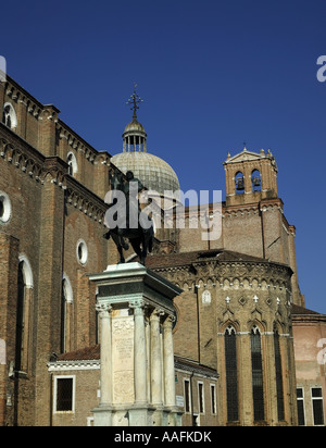 Campo San Bartolomeo, l'église de San Giovanni e Paolo, Venise, Italie, Europe Banque D'Images