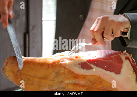 La nourriture italienne Antipasti, Prosciutto di Parma Banque D'Images