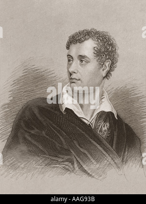 Seigneur Byron George Gordon Noel 1788 1824 Banque D'Images