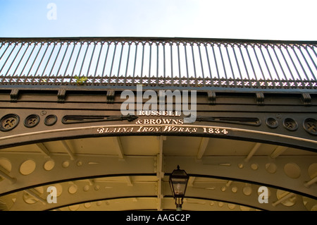 Pont de fer, Devon GO Banque D'Images