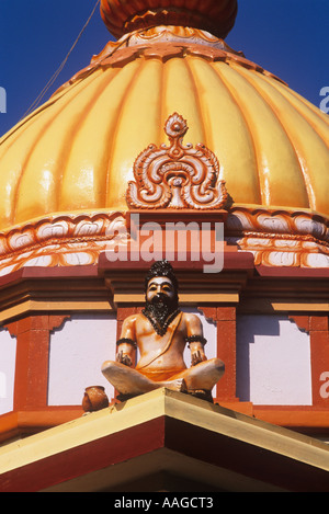 L'île de Divar Dôme de Temple Hindou Tiswadi Goa Inde Banque D'Images